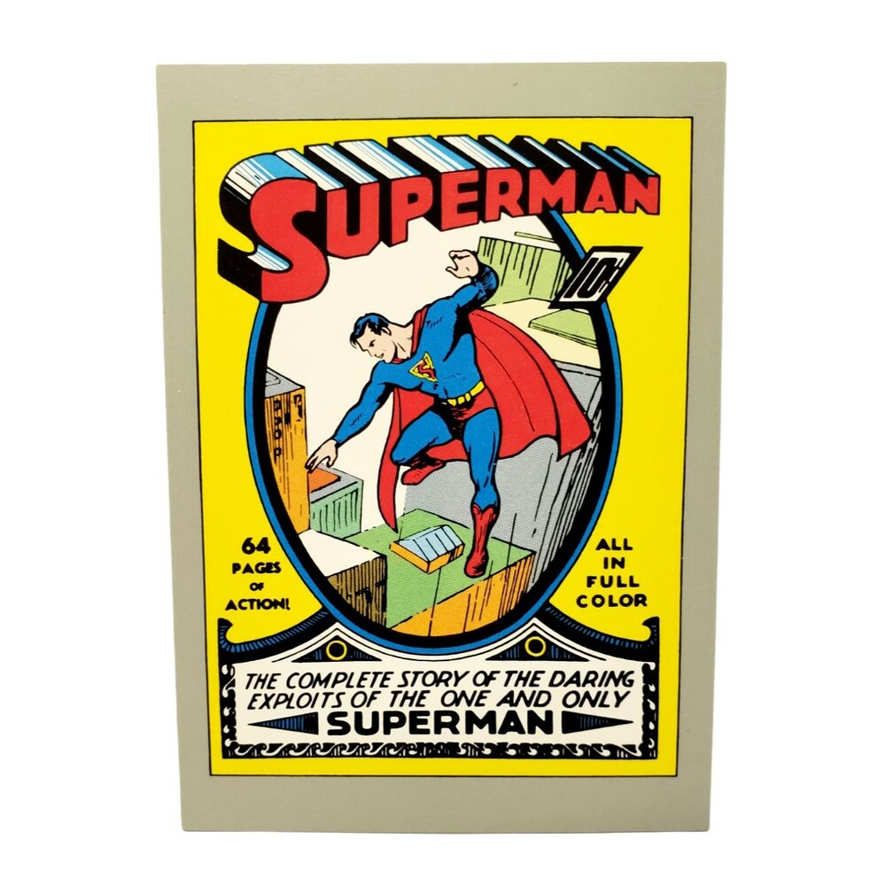 VTG 1992 Impel DC Comics SUPERMAN Classic Cover Superman 1 Card 177 1992 Serie 1